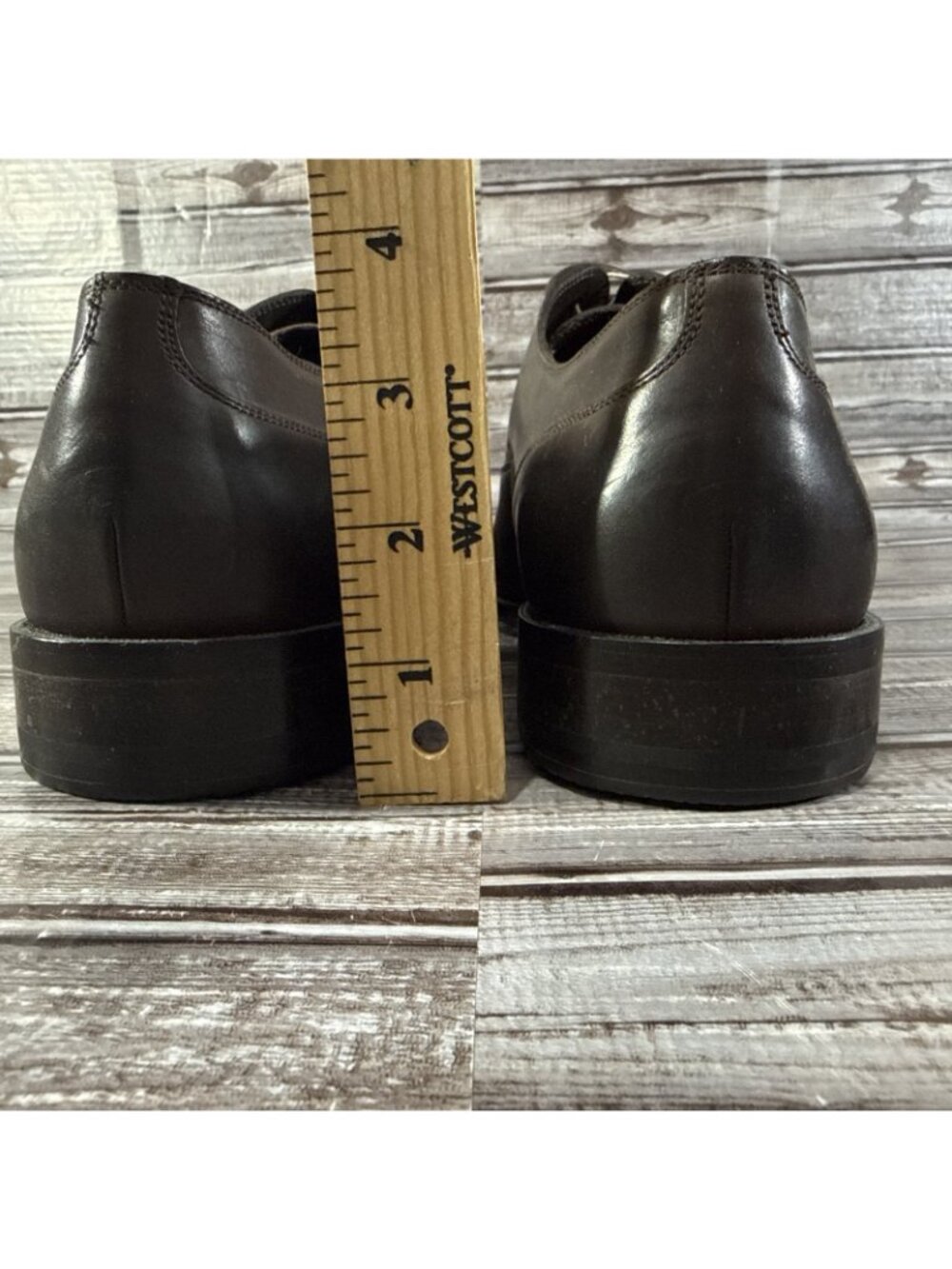 DSQUARED2 Leather Oxford Shoes US9 EU42 Color Brown Made in Italy NEW Mspr $849 - Picture 6 of 8
